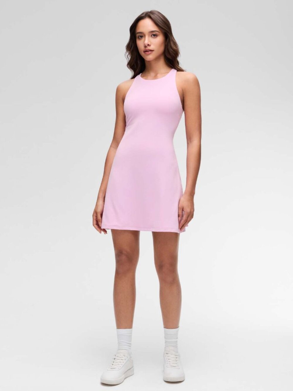 Butterluxe High Neck Racerback Mini Dress